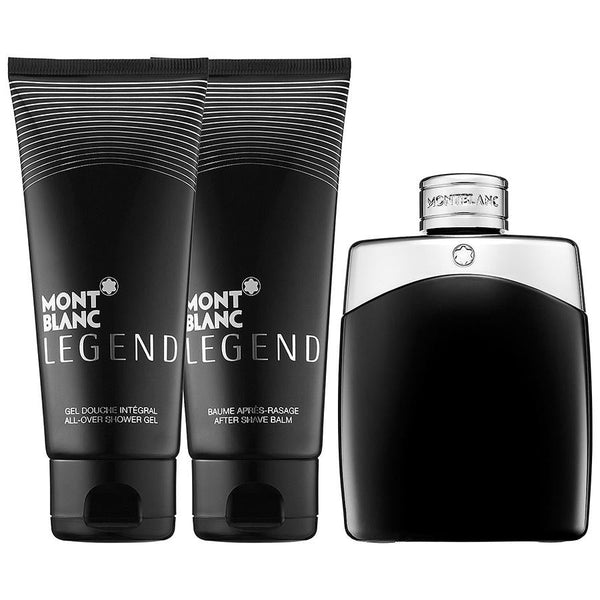 Photo of Legend by Montblanc for Men 3.4 oz EDT 3 PC Gift Set