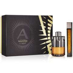 Wanted By Night by Azzaro for Men 3.4 oz EDP 2 PC Gift Set