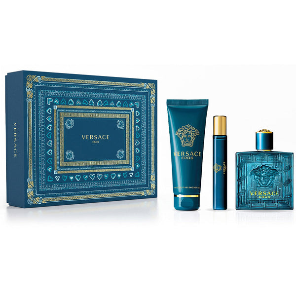 Photo of Eros by Versace for Men 3.4 oz EDT 3 PC Gift Set