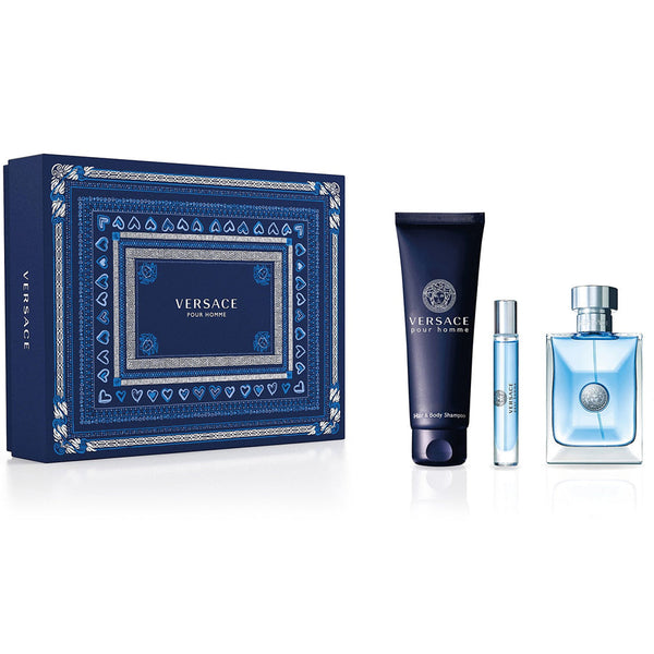 Photo of Versace Pour Homme by Versace for Men 3.4 oz EDT 3 PC Gift Set