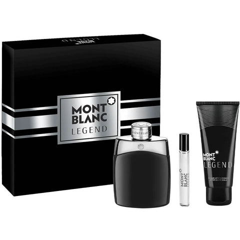 Legend By Montblanc For Men 3.4 oz EDT 3PC Gift Set