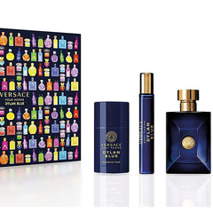 Dylan Blue by Versace for Men 3.4 OZ EDT Gift Set