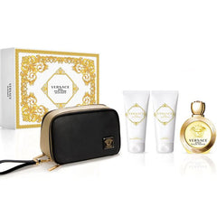 Eros Pour Femme by Versace for Women 3.4 oz EDT 4pc Gift Set