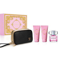 Bright Crystal by Versace for Women 3.0 oz EDT 4pc Gift Set